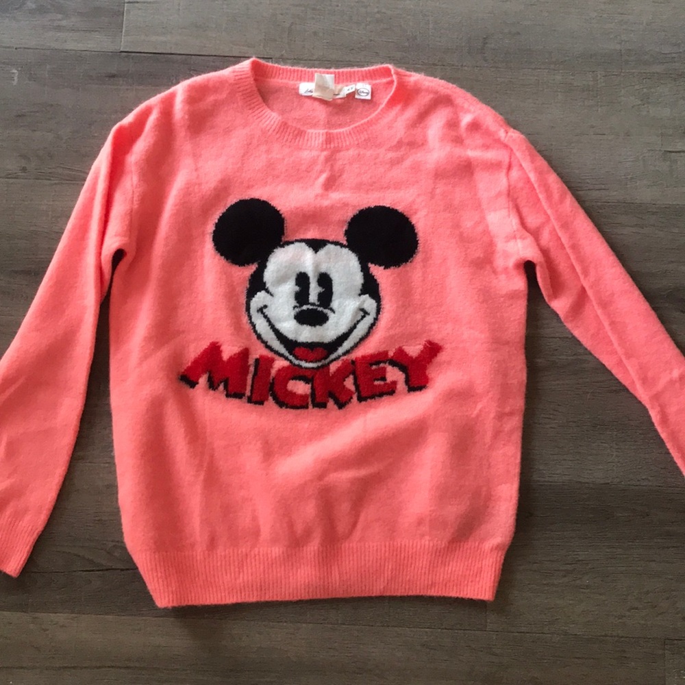 Pink Mickey Sweater